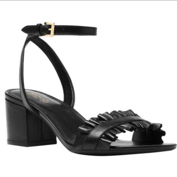 MICHAEL Michael Kors Shoes - New Michael Kors Block Heel Sandals Black